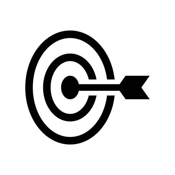 目标-准确的图标矢量设计模板图片下载