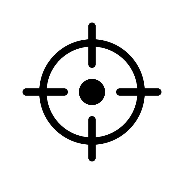 目标-准确的图标矢量设计模板图片下载