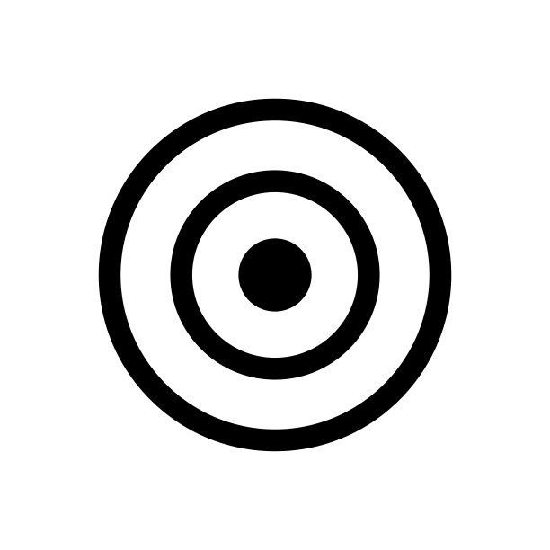 目标-准确的图标矢量设计模板图片下载