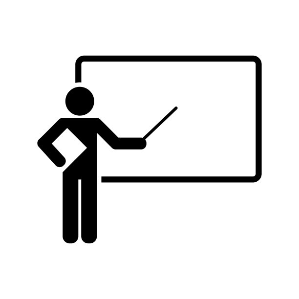 教学-教师-演示图标矢量设计模板图片下载