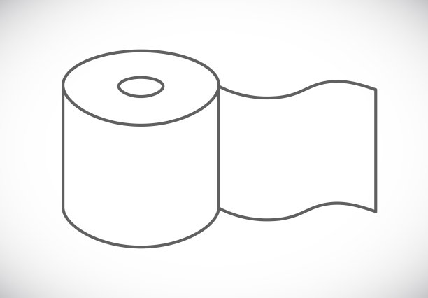 卫生纸图标图片下载