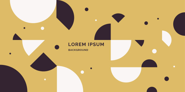 抽象的几何背景。设计扁平人物海报。图片下载