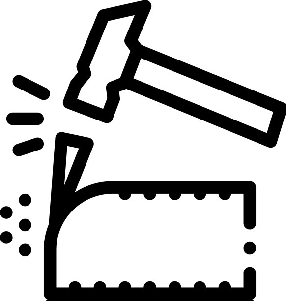 砖块剪切图标轮廓图片下载