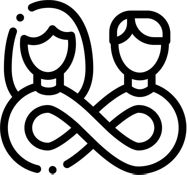 爱永远的图标轮廓图片下载