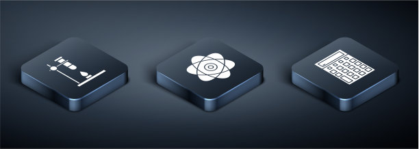 在火加热器上设置等距玻璃试管烧瓶图片下载