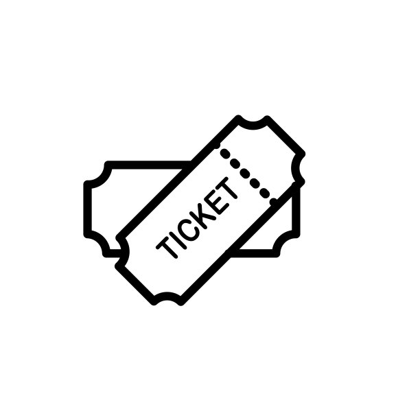 插图票图标模板的矢量图形图片下载