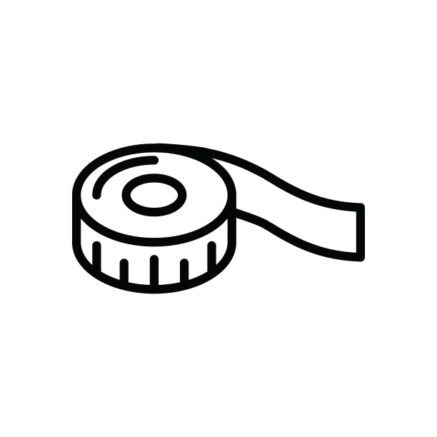 插图矢量图形的测量尺图标图片下载