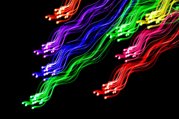 冻结光照片。抽象图案背景在彩色波浪形。图片下载