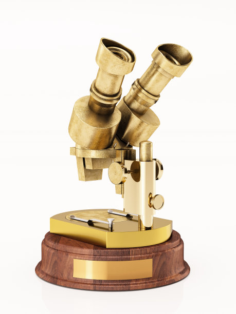 医学奖项概念与显微镜瘦身图片下载