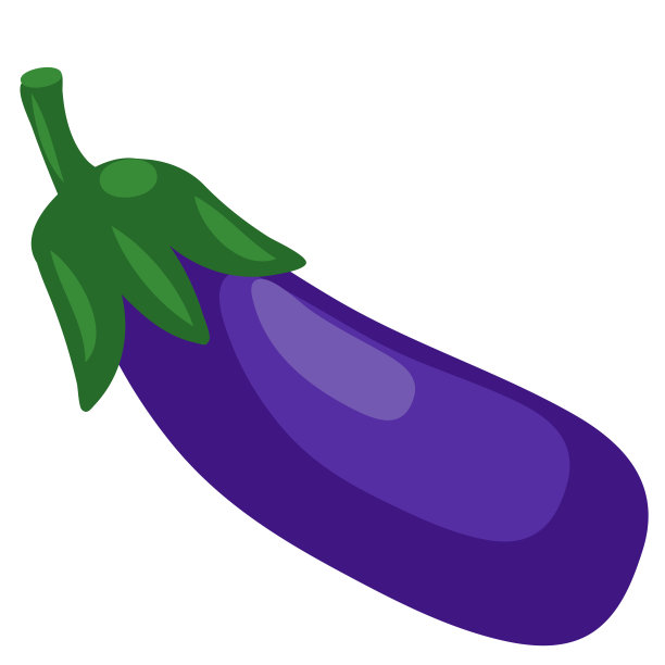 矢量插画茄子图标平面设计。一个茄子的插图，图标，孤立的对象在白色的背景。素食主义，健康食品，有机蔬菜。对于书籍,杂志图片下载