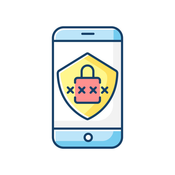 智能手机安全RGB彩色图标图片下载