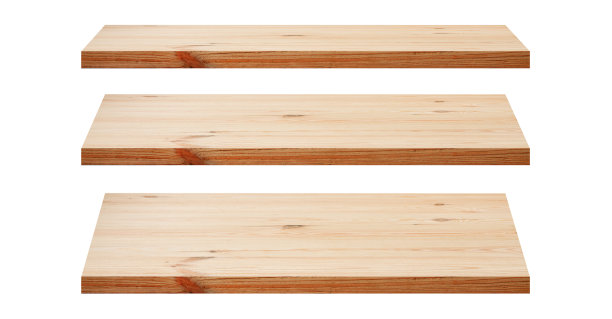 木制的架子孤立在白色上图片下载