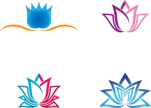 莲花象征图标图片下载