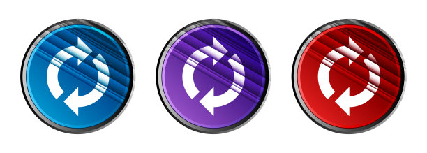 更新图标自然天光圆形按钮设置条纹线插图图片下载