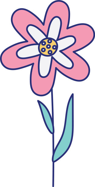 花卉装饰春季花卉图标图片下载