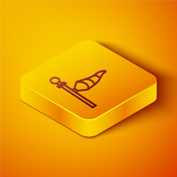 等距线锥气象学风向袋风标图片下载