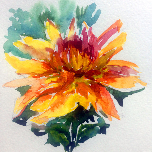 抽象鲜艳的装饰背景。手工花卉图案。美丽温柔浪漫的夏日紫苑花束图片下载