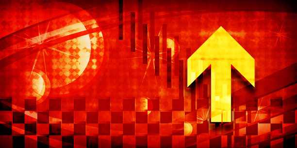 上传箭头图标夏季太阳爆发阳光橙色光横幅背景黑暗插图图片下载