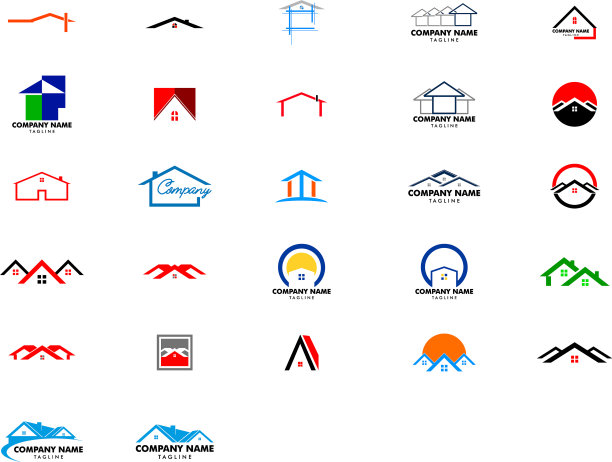 房地产Logo设计房屋Logo设计图片下载