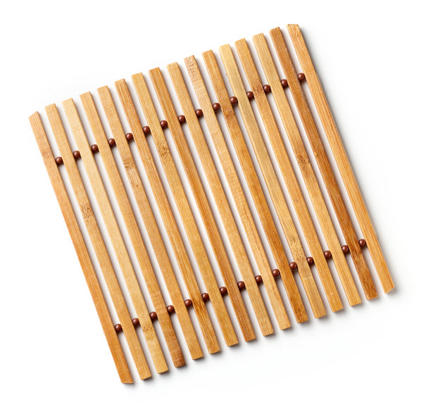 装饰木托盘孤立在白色背景上图片下载