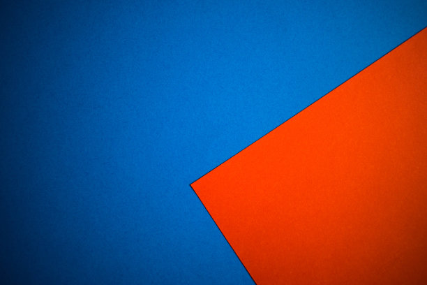 蓝色和橙色的抽象背景，壁纸，贺卡图片下载