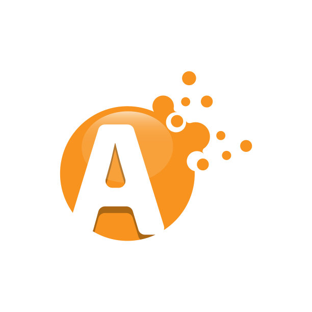 字母一个点设计标志图片下载