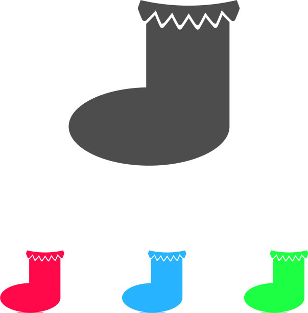 圣诞袜子图标图片下载