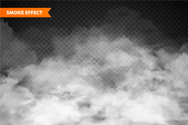 逼真的雾雾效果烟隔离图片下载