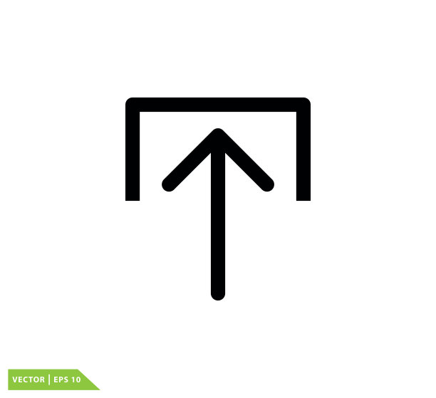 箭头图标矢量标志设计模板图片下载