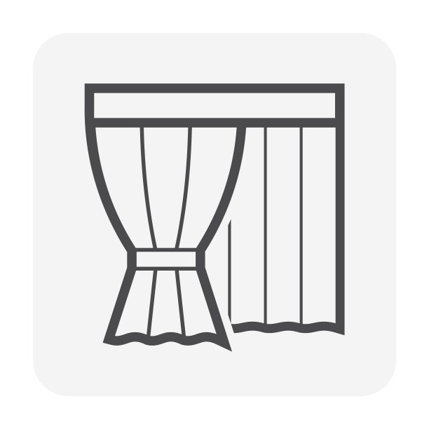 窗帘盲目的图标图片下载