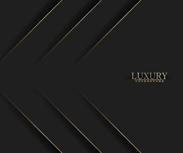 优质的背景。抽象的豪华模式。金色闪光条纹背景。抽象的金色线条纹理。黑色模式矢量插图。图片下载