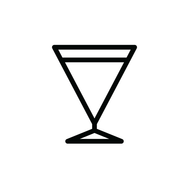 葡萄酒杯图标矢量图图片下载
