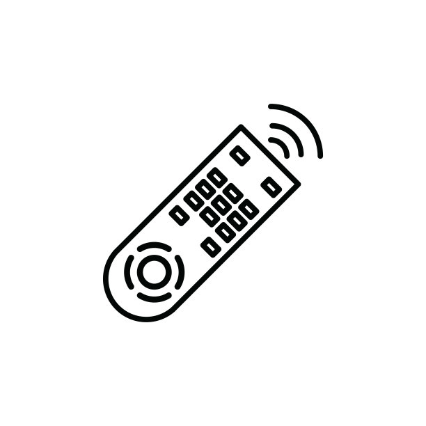 插图远程控制图标矢量图形图片下载
