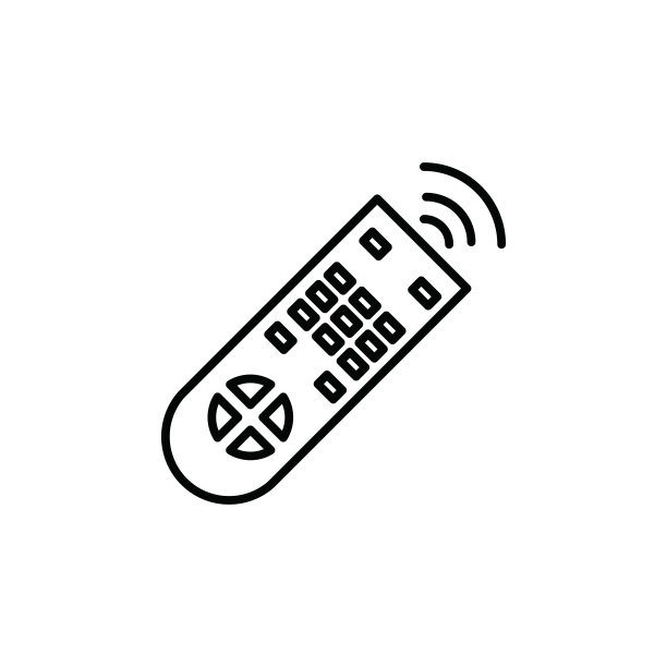 插图远程控制图标矢量图形图片下载