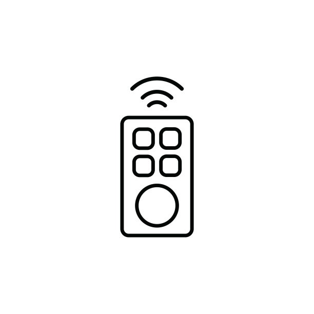 插图远程控制图标矢量图形图片下载
