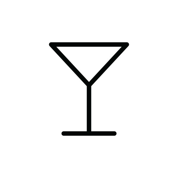 葡萄酒杯图标矢量图图片下载