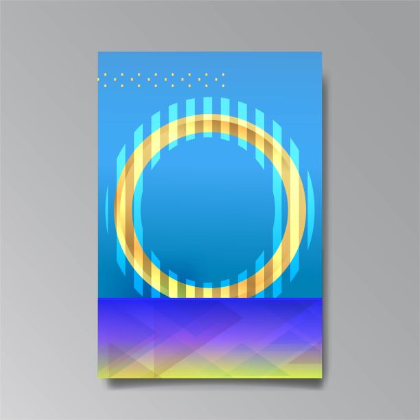 抽象典雅奢华的背景，金戒指、金圈、金首饰，上镶嵌几何图案。塑造辉煌荣耀图片下载