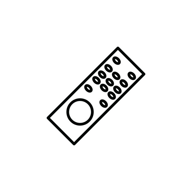 插图远程控制图标矢量图形图片下载