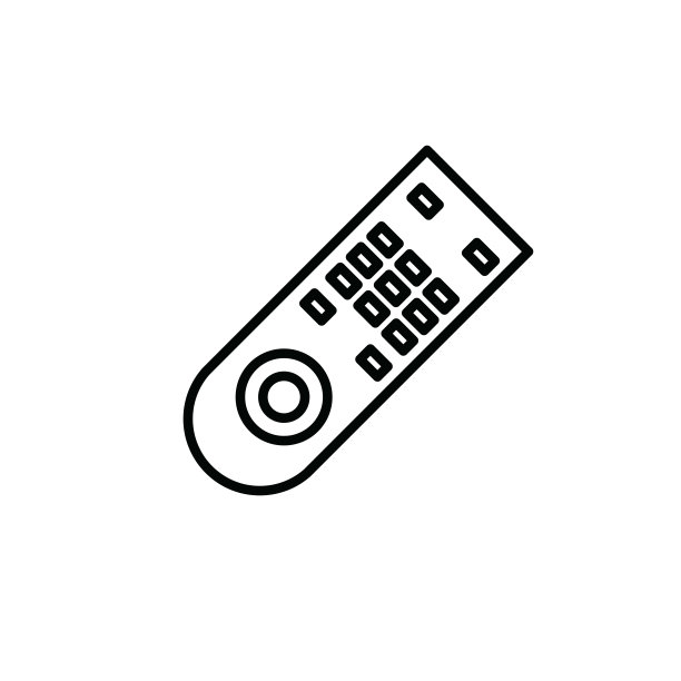 插图远程控制图标矢量图形图片下载