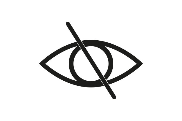 敏感物征，眼。矢量图标。18加内容。审查的观点。白色背景上的黑色插图。图片下载