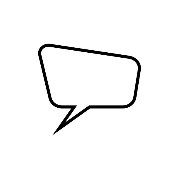 气泡语音图标矢量标志图片下载