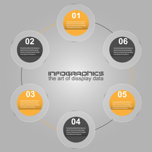 信息图表设计模板。想法显示信息，排名和统计。图片下载