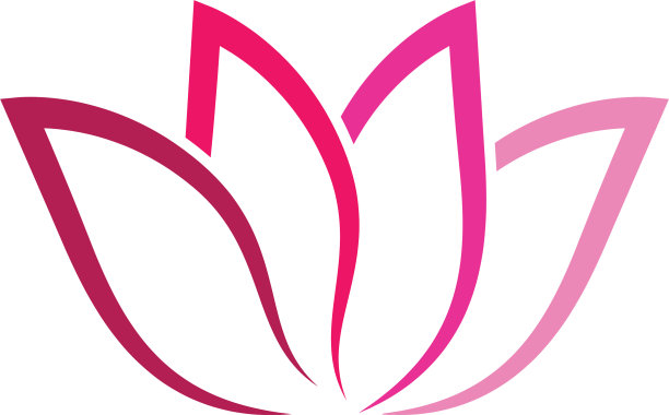 莲花象征图标图片下载