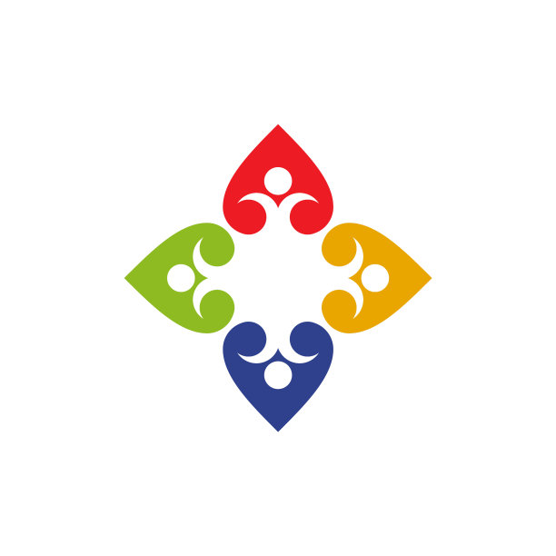 社区和收养护理标志设计图片下载