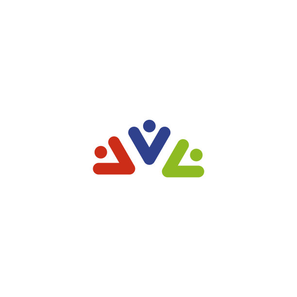 社区与团队合作logo设计模板图片下载