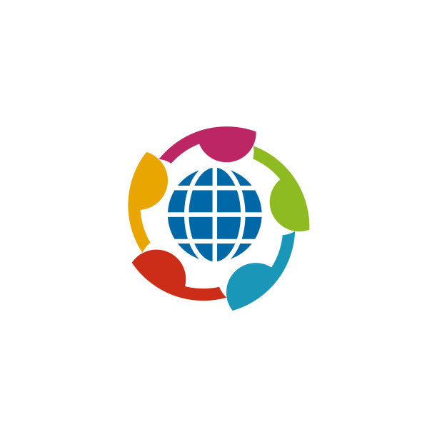 社区与团队合作logo设计模板图片下载