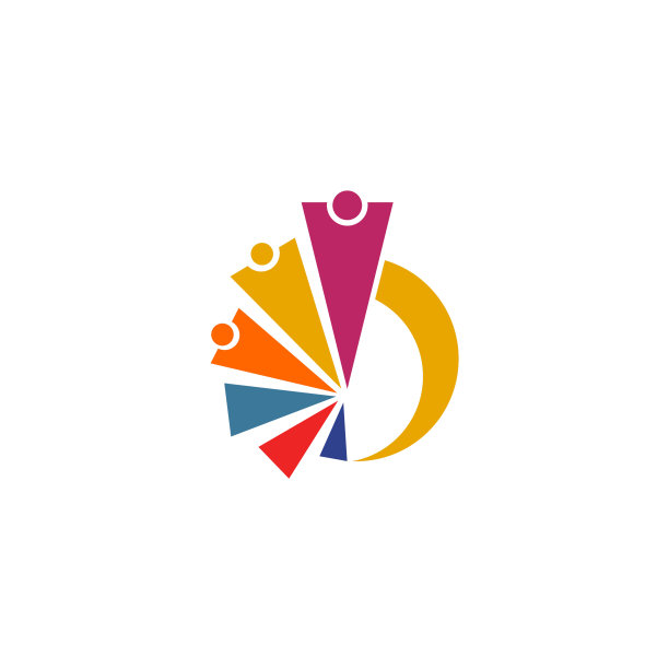 社区与团队合作logo设计模板图片下载