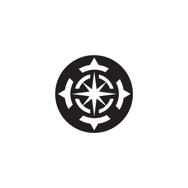 罗盘标志设计灵感模板图片下载