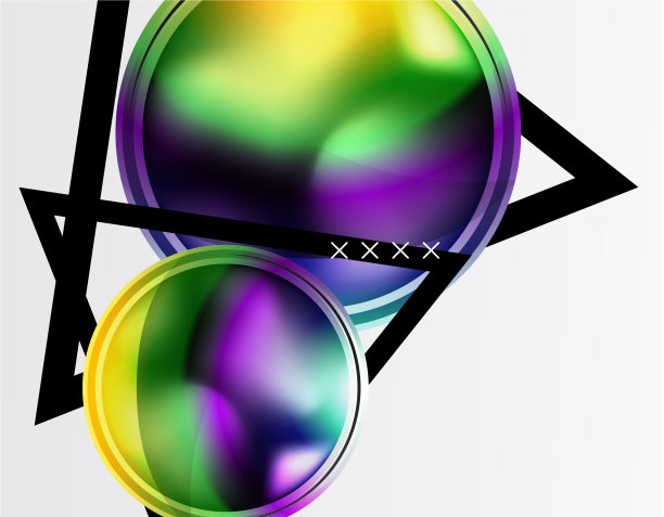 抽象背景-光泽玻璃气泡图片下载