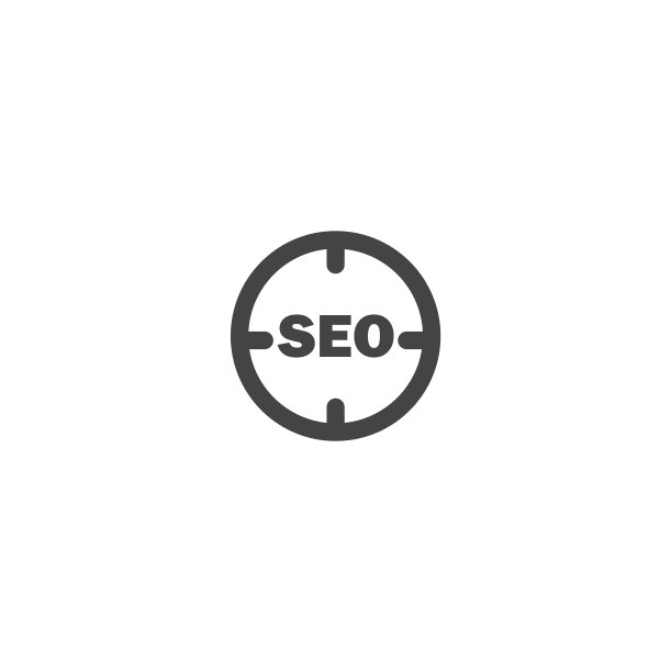 白色背景上孤立的SEO目标图标图片下载